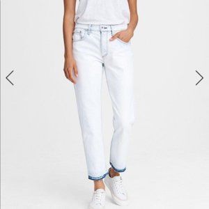rag & bone Women's Boyfriend Jeans - Light Blue